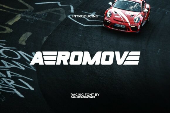 Aeromove: The Typeface Built for Speed and Impact