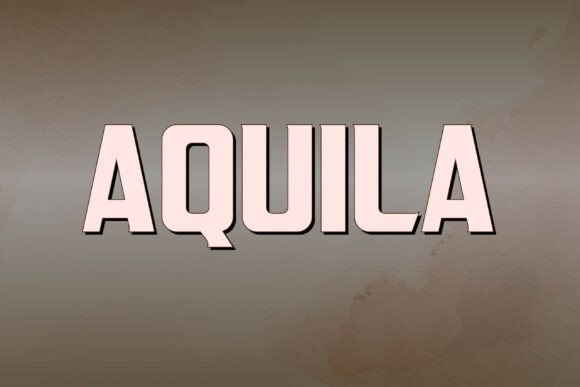 Aquila Bold: A Gothic Font for Bold, Modern Projects