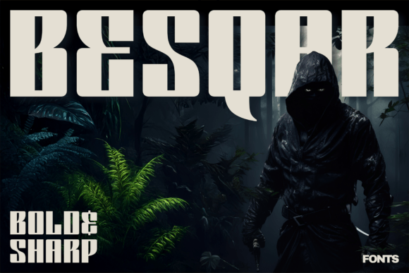 Besqar: The Typeface Forged in Shadow and Steel