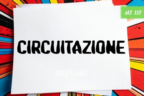 Bring Your Designs to Life with the Circuitazione Font