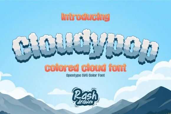 Cloudypop: Designing with the Dreamy Opentype SVG Font
