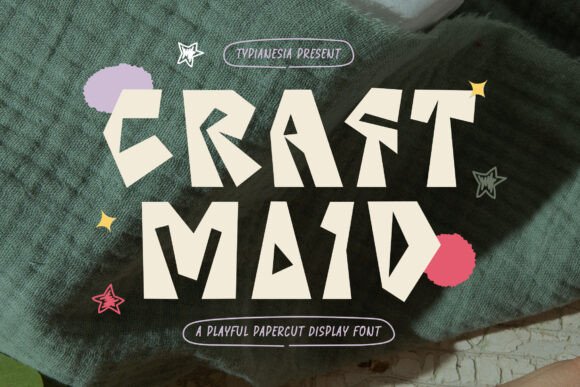 Craft Maid: The Whimsical Typeface for Authentic Branding
