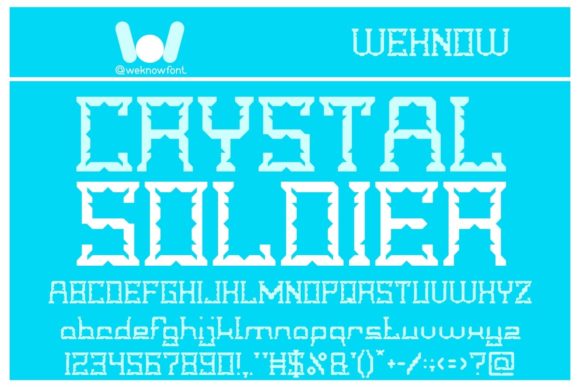 Crystal Soldier: The Bold Display Font for Impactful Design