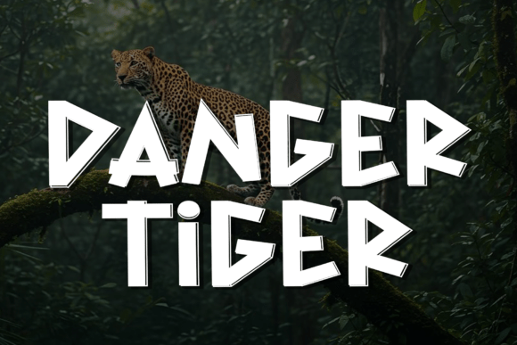 Danger Tiger: A Typeface Forged in the Wild