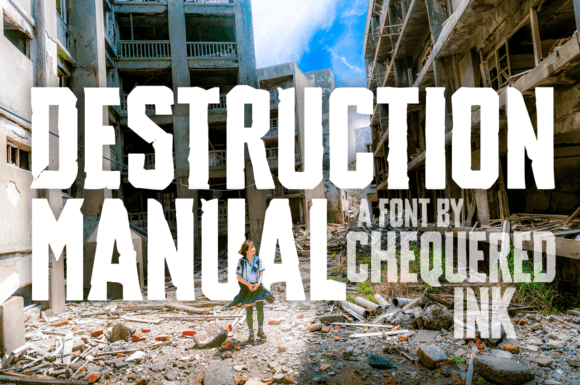 Destruction Manual: The Font That Gives Your Brand a Hand-Crafted Edge