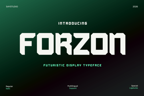 Forzon: The Typeface That Captures a Digital-First Future