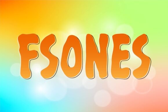 Fsones: A Gothic Font with a Cartoon Soul for Bold Creators