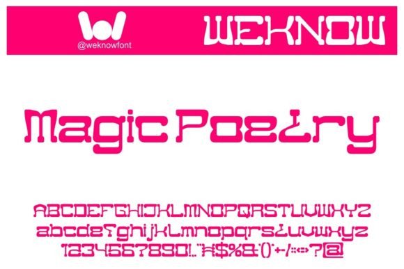 Magic Poetry: A Typeface That Bridges Eras