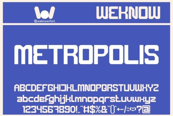 Metropolis: A Typeface That Bridges Retro Charm and Future Tech