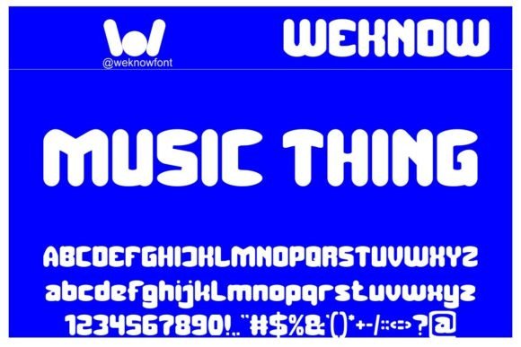 Music Thing: The Retro-Futuristic Font for Modern Creatives