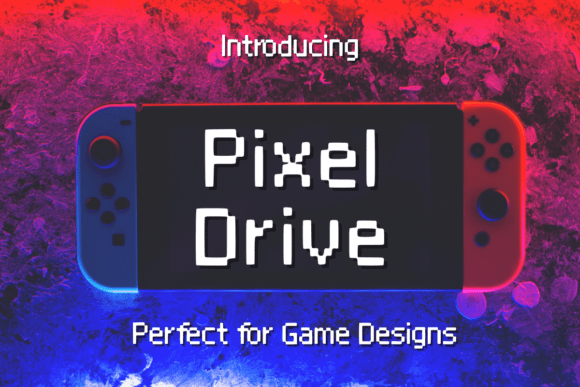 Pixel Drive: A Typeface for Retro Design and Modern Branding