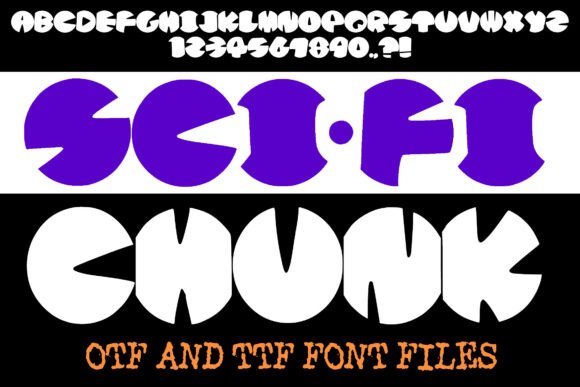 Sci-fi Chunk: The Display Font for Bold, Futuristic Design
