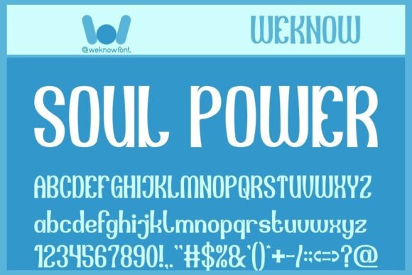 Soul Power: The Display Font with an Artist's Heart