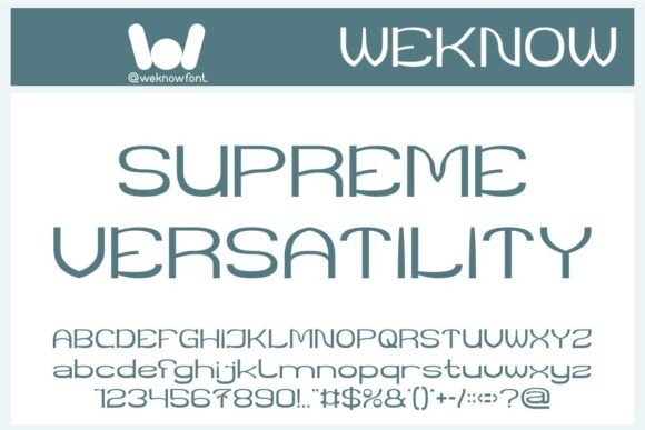 Supreme Versatility: A Font for Every Creative Vision