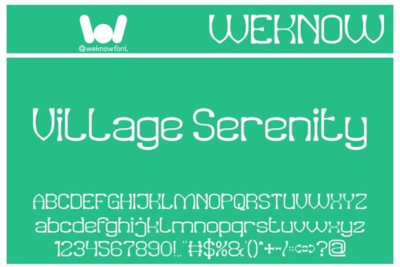 Village Serenity: Blending Vintage Charm with Modern Edge
