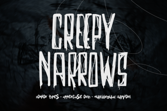 Why Creepy Narrows is the Font Your Horror Projects Need