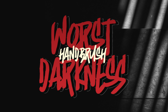 Worst Darkness: A Typeface for Unforgettable Horror & Groovy Vibes